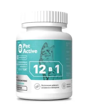 Купить biopetactive мультивитаминный комплекс для кошек 12 в 1