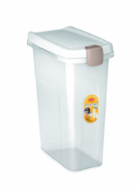 Купить stefanplast Прозрачный контейнер для корма для собак и кошек, с белой крышкой