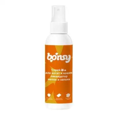 Купить bonsy спрей «Ликвидатор меток и запаха» для кошек и котят