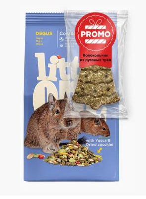 Купить little one Сухой корм для дегу + Колокольчик в подарок