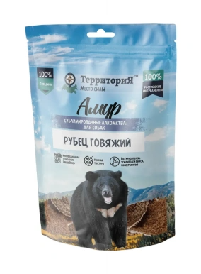 ТерриториЯ Амур лакомство сублимированное для собак Рубец говяжий