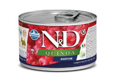 Купить farmina n&d quinoa digestion lamb mini консервы для собак мелких пород с ягненком и киноа для помощи пищеварению