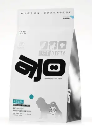 Купить ajo vet dieta ultra renal Корм сухой для собак при хронической болезни почек