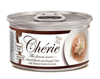 Купить pettric cherie grain free консервы для кошек тунец с курицей в подливе