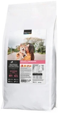 Купить smart dog сухой корм для взрослых собак средних и крупных пород с чувствительным пищеварением с лососем