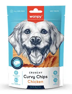 Wanpy Dog лакомство для собак «хрустящие чипсы» из курицы