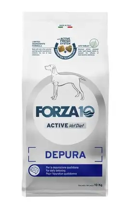 Купить forza10 active vetdiet depura all size сухой диетический корм для собак всех пород, для детоксикации и поддержки иммунитета