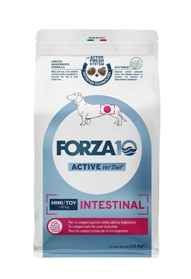 Купить forza10 active vetdiet intestinal mini/toy сухой диетический корм для взрослых собак мелких пород, при заболеваниях желудочно-кишечного тракта