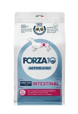 Купить forza10 active vetdiet intestinal mini/toy сухой диетический корм для взрослых собак мелких пород, при заболеваниях желудочно-кишечного тракта