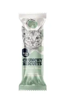 KITTY JOY лакомство для кошек, хрустящие подушечки с начинкой со вкусом тунца