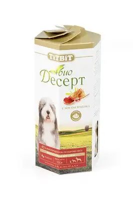Купить titbit лакомство для собак био десерт с мясом ягненка стандарт