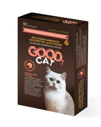 Купить good cat Мультивитаминное лакомcтво для кошек "Норвежский лосось"