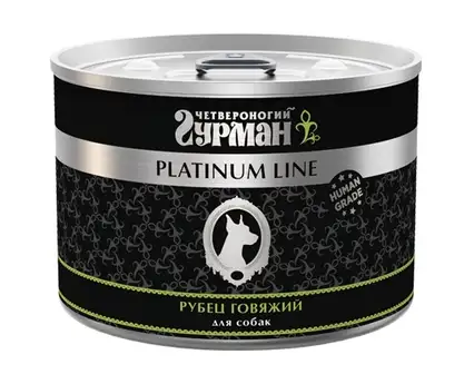 Купить Четвероногий Гурман platinum line консервы для собак говяжий рубец