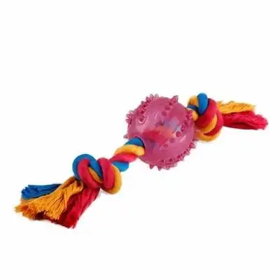 Купить homepet игрушка для собак: Мяч с шипами на канате лина