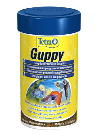Купить tetra tetramin pro crisps корм для гуппи и других живородящих, хлопья