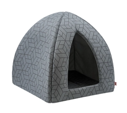 Купить zooexpress дом-вигвам «Геометрия» для кошек и собак бязь, серый