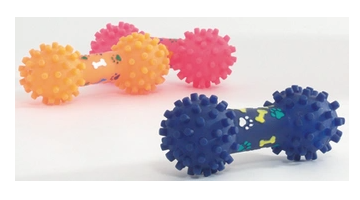 Купить beeztees Игрушка для собак Гантель с круглыми шипами виниловая