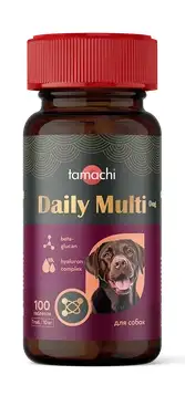 Купить tamachi daily multi dog Витамины для собак средних и крупных пород для иммунитета