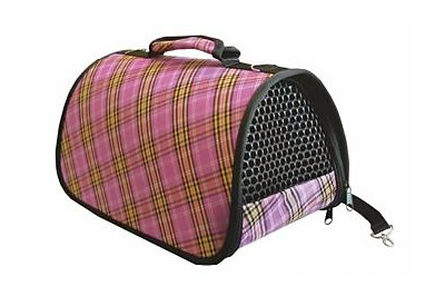 Купить zooexpress Сумка-кофр Шотландка для кошек и собак