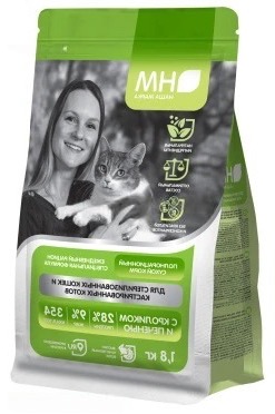 Купить Наша Марка сухой корм для стерилизованных кошек и кастрированных котов с кроликом и печенью