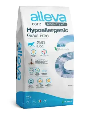 Купить alleva care dog hypoallergenic grain free сухой диетический гипоаллергенный беззерновой корм для взрослых собак всех пород при аллергии