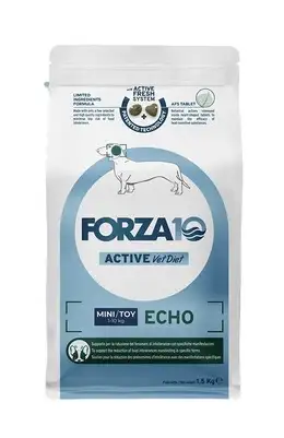 Купить forza10 active vetdiet echo mini/toy сухой диетический корм для взрослых собак мелких пород, при аллергии и непереносимости органов слуха