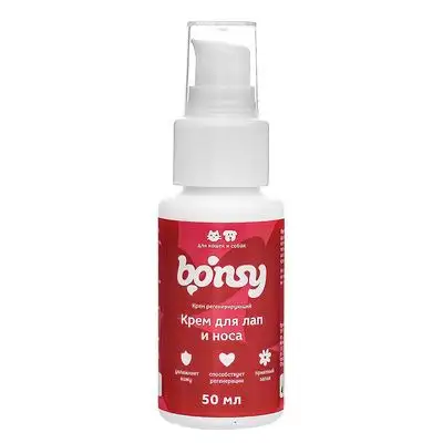 Купить bonsy Крем для лап и носа регенирирующий для собак и кошек