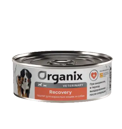 Купить organix vet recovery консервы для взрослых кошек и собак при анорексии, в период выздоровления и послеоперационного восстановления