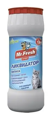 Купить mr.fresh ликвидатор запахов 2в1 для кошачьих туалетов