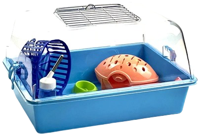 Купить zooexpress террариум для грызунов с металлической дверкой (с комплектацией) прозрачный большой