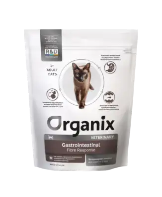 Купить organix vet gastrointestinal fibre response сухой корм для кошек при запорах, нарушениях пищеварения и профилактики образования волосяных комочков