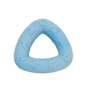 HOMEPET TPR FOAM Puppy игрушка для собак треугольник голубой
