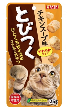 Купить inaba tobitsuku лакомство запеченные трубочки для взрослых кошек со вкусом куриного бульона