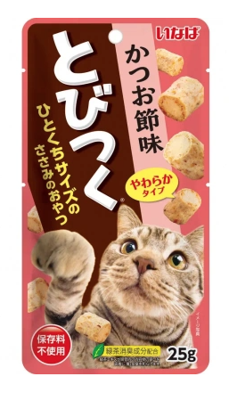 Купить inaba tobitsuku Лакомство для кошек Снеки со вкусом кацуобуси