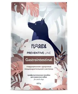 Купить florida preventive line gastrointestinal сухой корм для взрослых собак всех пород для поддержания здоровья пищеварительной системы