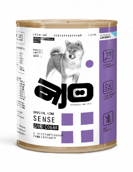 Купить ajo dog sense консервы для собак с чувствительным пищеварением