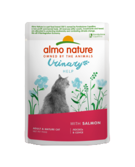 Купить almo nature Влажный корм для взрослых кошек для профилактики мочекаменной болезни с лососем в соусе (пауч)