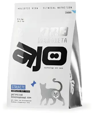 AJO Vet Dieta Struvite Сухой корм для кошек при мочекаменной болезни струвитного типа