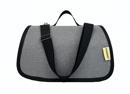 Купить homepet сумка-переноска для собак и кошек Серая №3