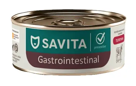 Купить savita vet gastrointestinal консервы для взрослых собак при расстройствах пищеварения с телятиной