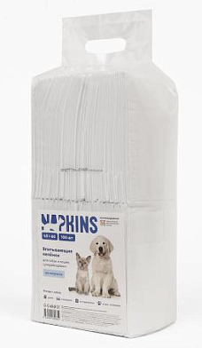 Napkins Clean Expert впитывающие пелёнки для собак и кошек на липучках