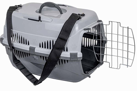 Купить yami-yami переноска для собак и кошек "Спутник-1" с наплечным ремнем, серая, до 9 кг