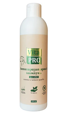 Vita Pro биошампунь для собак антипаразитарный, с маслом пихты и чайного дерева