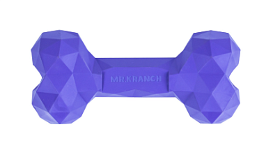 Mr.Kranch игрушка для собак Кость дентальная Diamond, лавандовая, с ароматом сливок