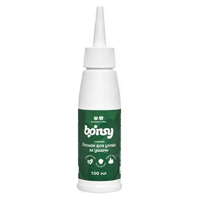 Bonsy Очищающий лосьон для ухода за ушами собак и кошек