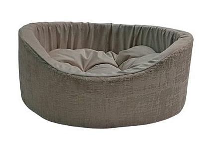 Купить homepet indigo latte лежак бежево-золотистый для собак и кошек