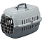 Moderna переноска для собак и кошек Roadrunner с металлической дверцей, серый