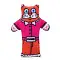 Антицарапки игрушка для кошек "Котик", с валерианой