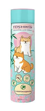 Toshiko Шампунь для собак антибактериальный с хлоргексидином