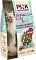 Pink MEGA BOOST "Skin & Coat" сухой корм для кошек всех возрастов, для здоровья кожи и шерсти, Лосось с черникой, 2 гранулы